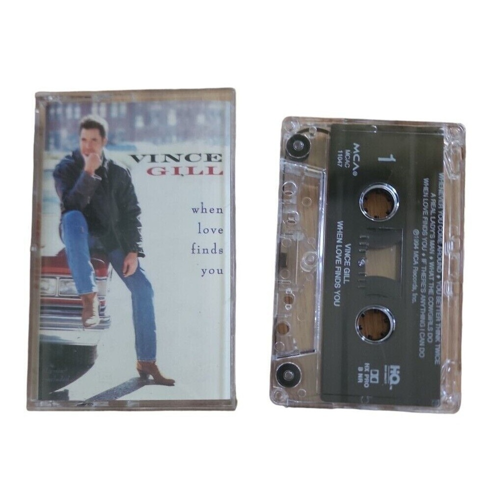 Vince Gill When Love Finds You Cassette Tape Country‎ Music 1994 MCA